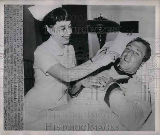 1951 Press Photo Tommy Glaviano, Cardinal Player - Historic Images