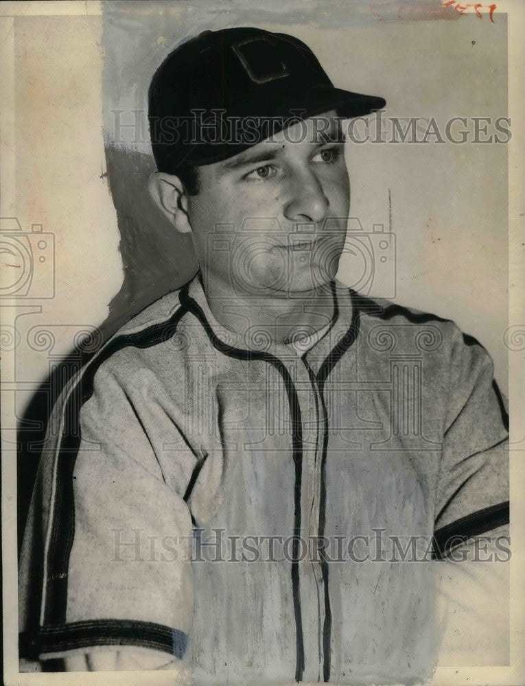 1941 Press Photo Bill Knickerbocker American Shortstop White Sox Baseball Team - Historic Images