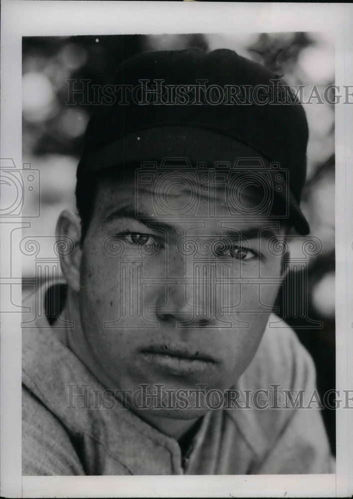 1941 Press Photo Jack Sanford, Rookie 1st Baseman - Historic Images