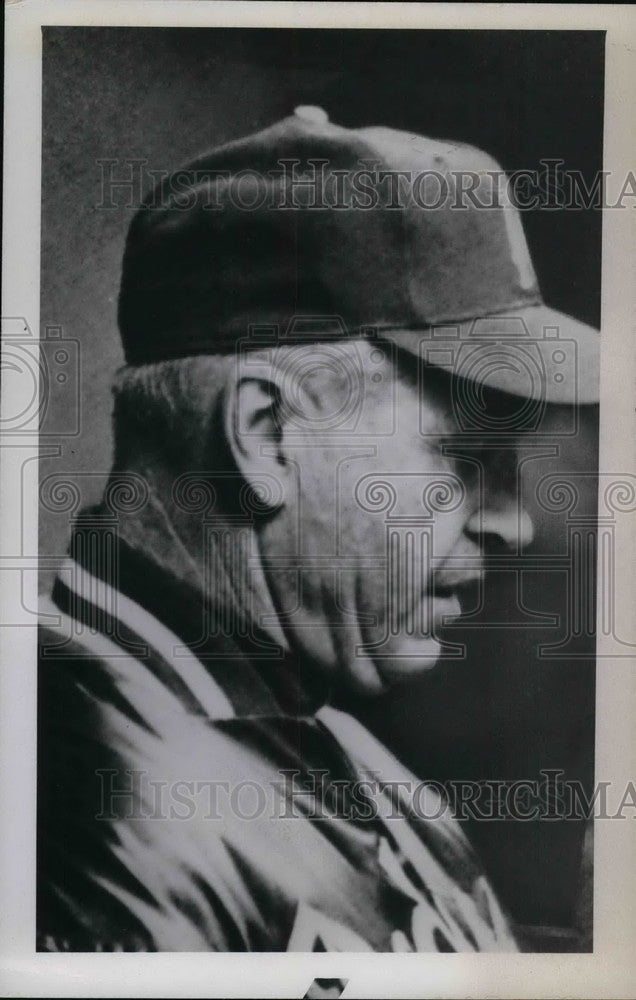 1969 Press Photo Los Angeles Manager Walter Alston - Historic Images