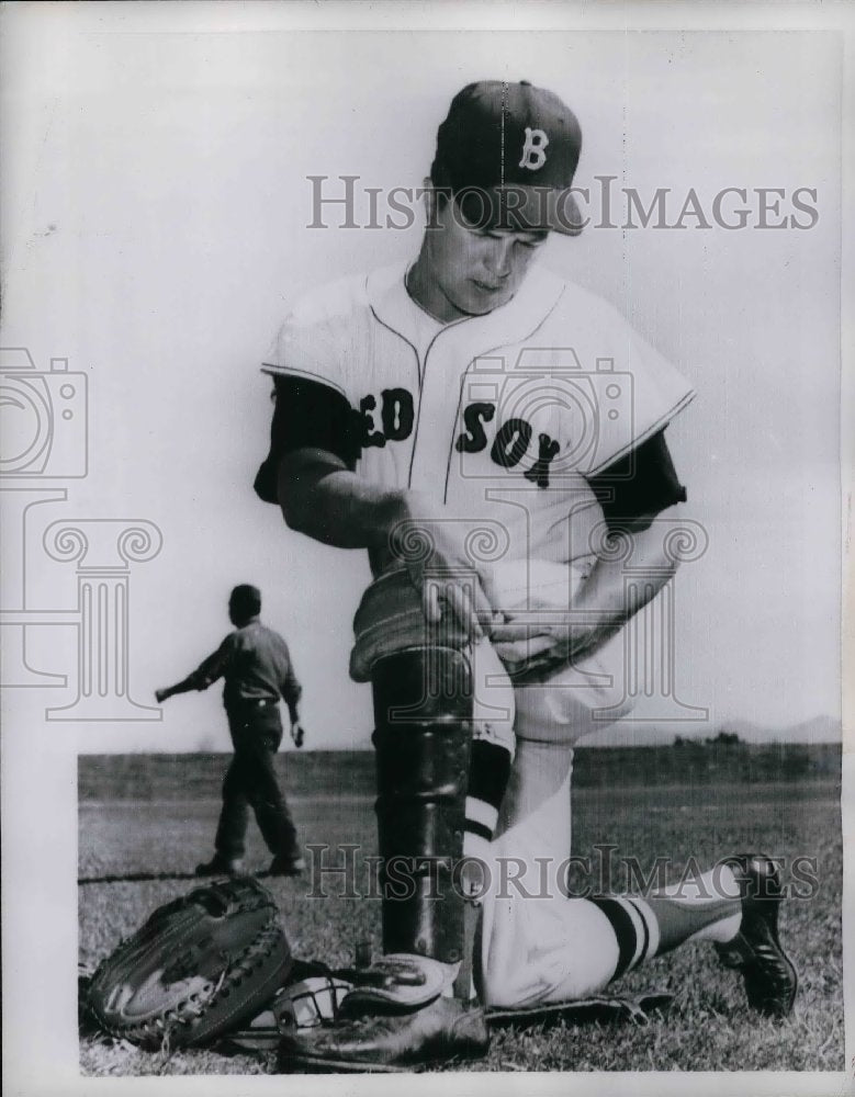 1960 Red Sox Baseball player Ruse Nixon - Historic Images