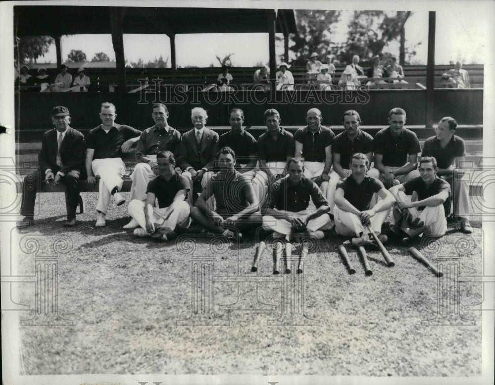 1936 George Jessel's New York Baseball Player Members. - Historic Images