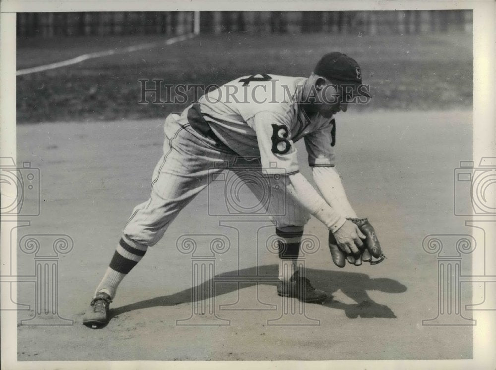 1934 Press Photo James W. Jordan at Spring Training Camp - Historic Images