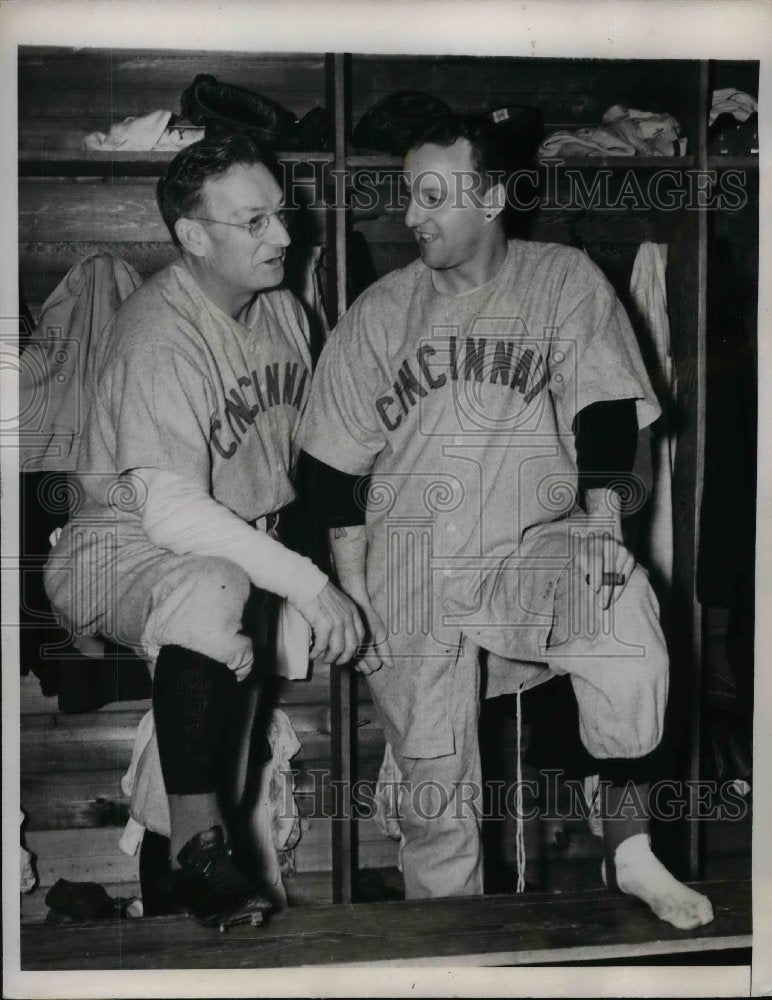 1941 Bill McLechnie Cincinnati manager - Historic Images