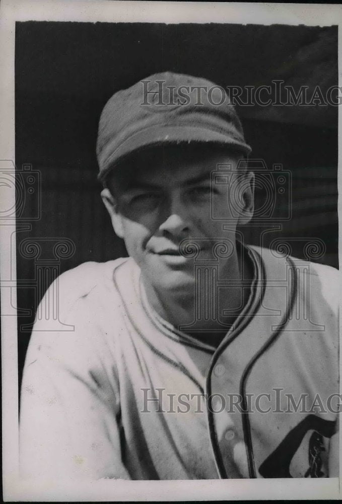 1935 Stanley Nack Third Baseman Chicago Cubs Pennant Winners MLB - Historic Images