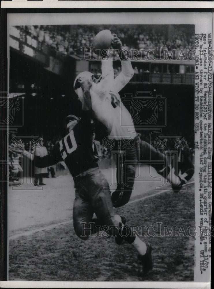 1961 HB Jimmy Hill of Cardinals vs Redskins Ed Vereb - Historic Images