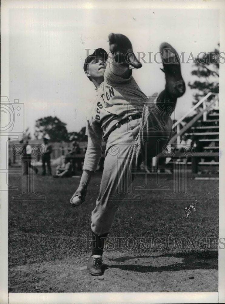 1936 Stewart C. Bowers Jr., Pitcher for Boston Red Sox  - Historic Images