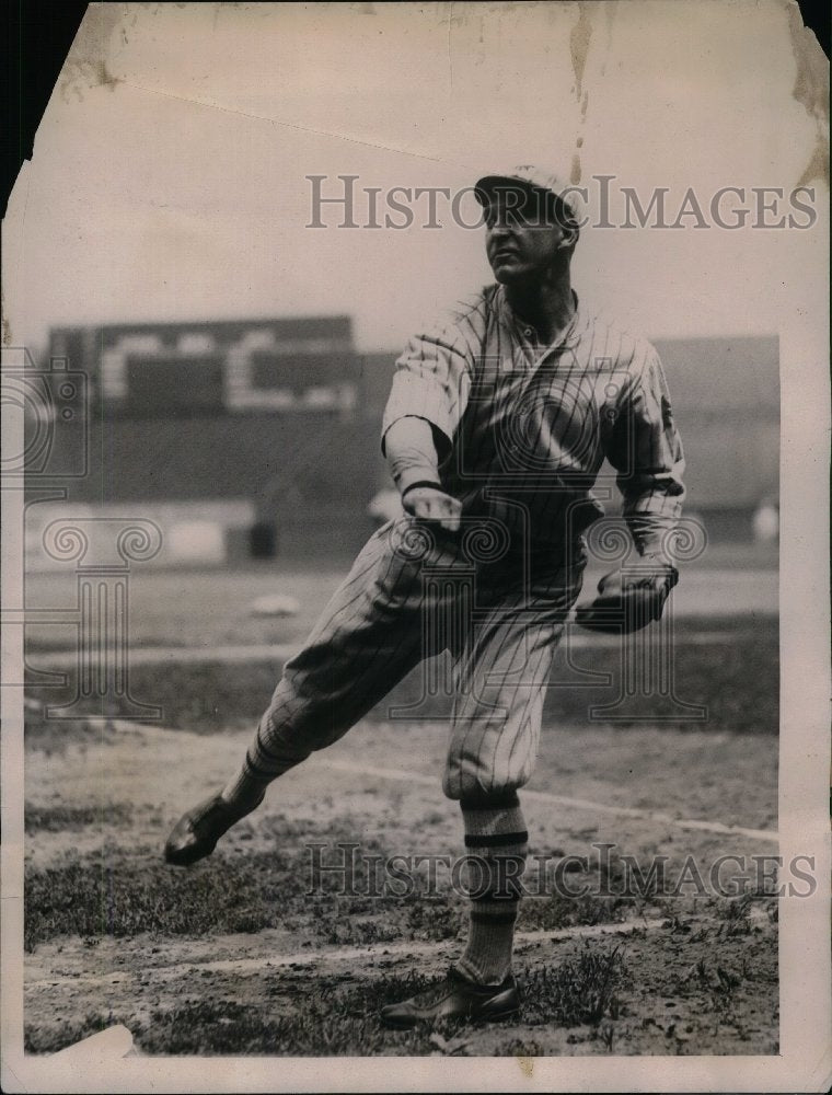 1932 Press Photo Clinton Blume , Colgate College baseball-Historic Images