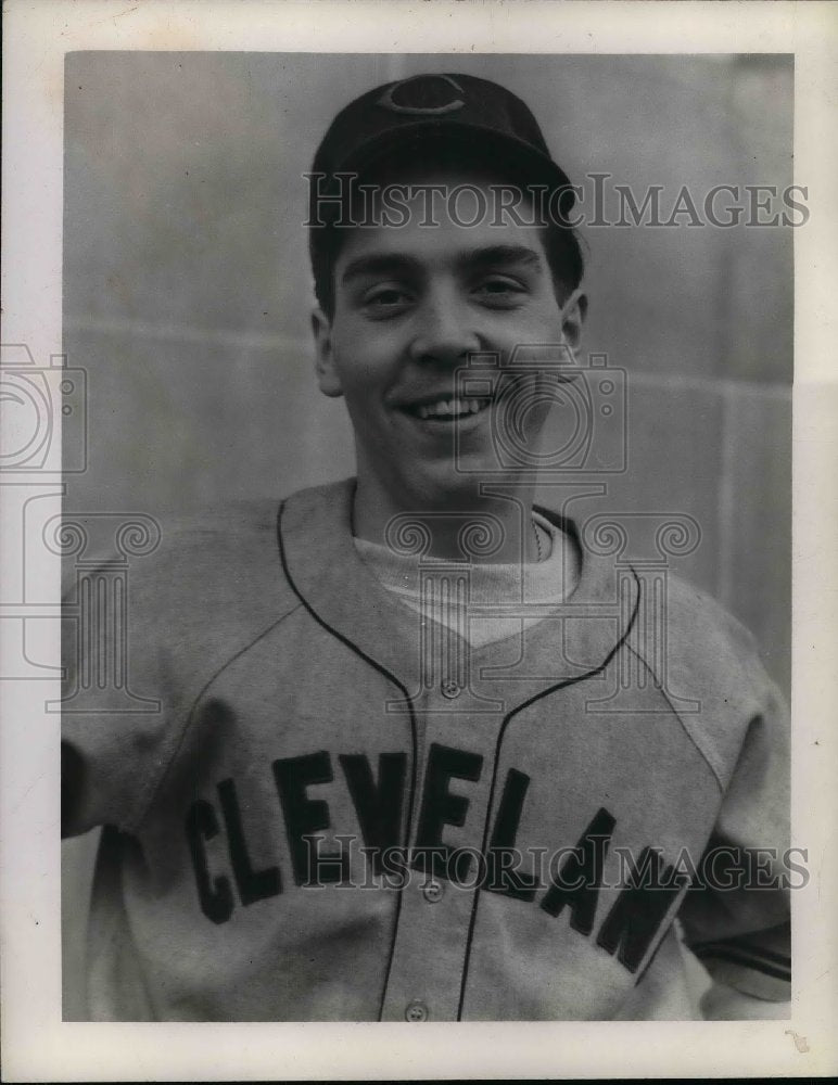 1944 Press Photo Jim McDonald, Cleveland Indians - nea08433 - Historic Images