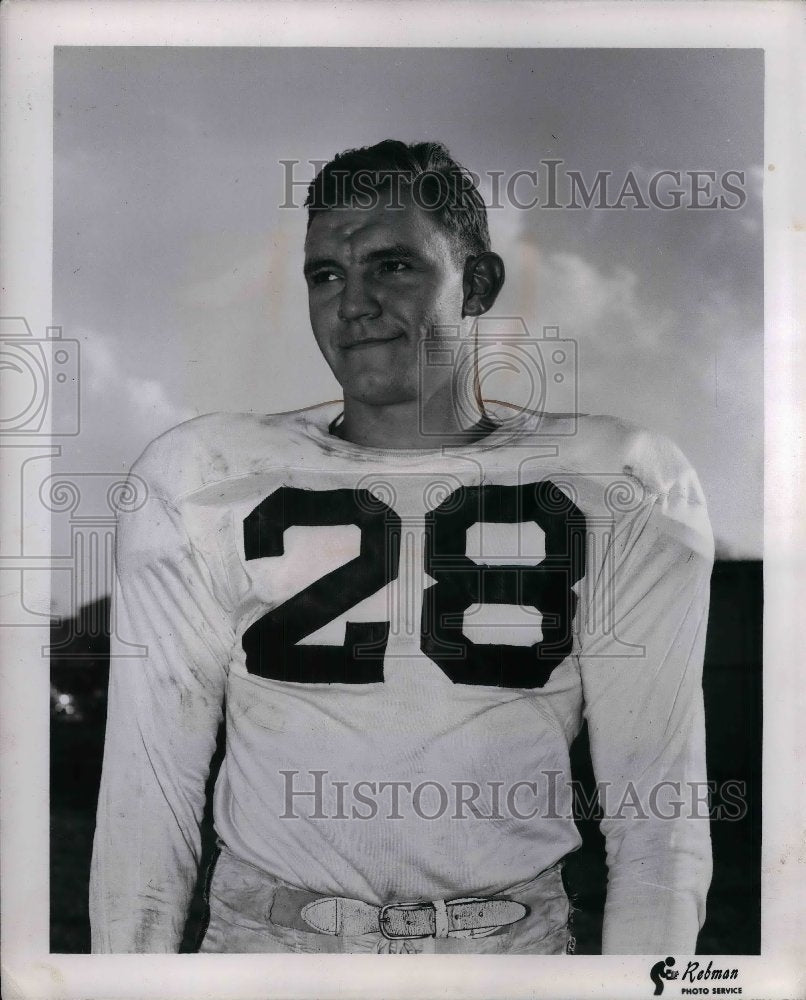 1956 George Griffin, Fullback, Case Football Squad, 1955 - Historic Images