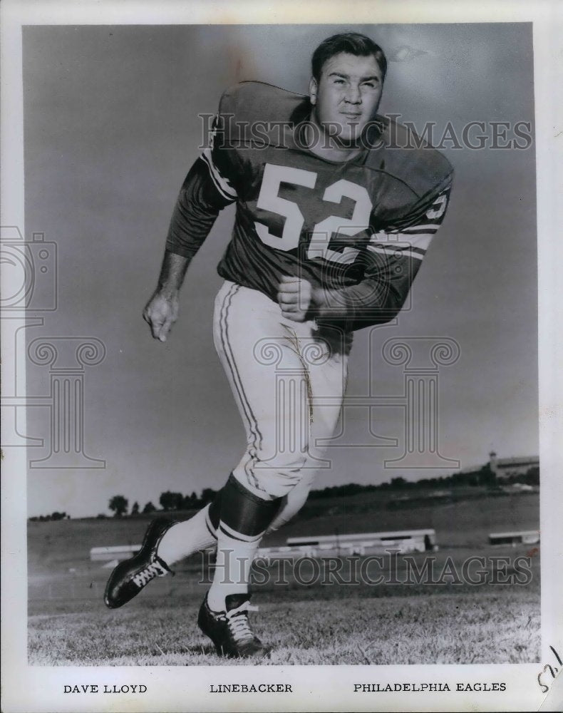 1966 Press Photo Dave Lloyd, linebacker - nea08522 - Historic Images