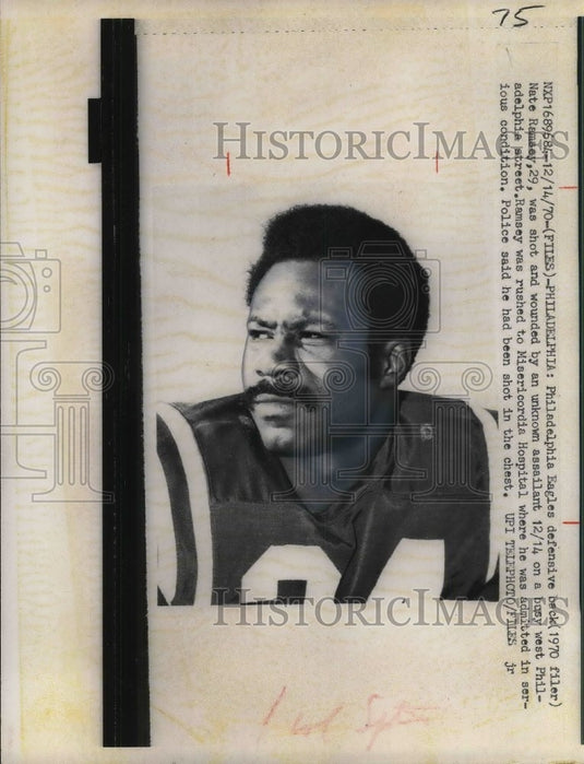 1970 Nate Ramsey, 29, was shot and wounded by an unknown assailant - Historic Images