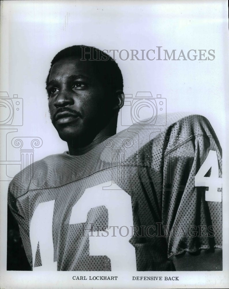 1971 Carl Lockhart Defensive Back New York Giants NFL Football Team - Historic Images