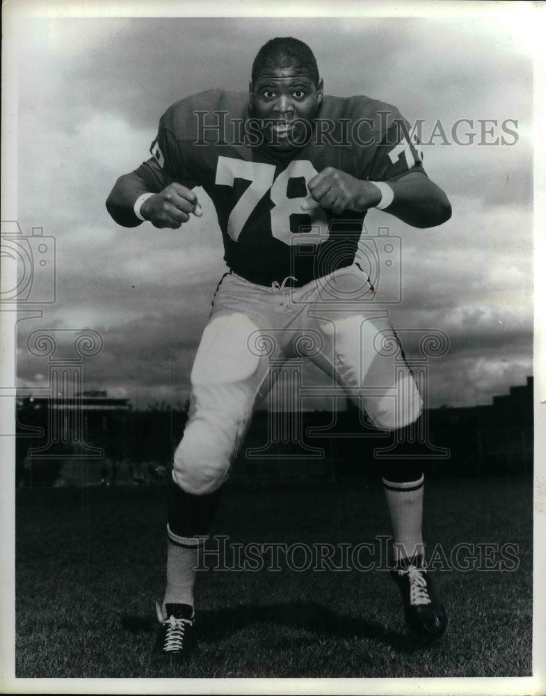 Press Photo Alvin Hawes, Football Player of University of Minnesota. - nea08612 - Historic Images
