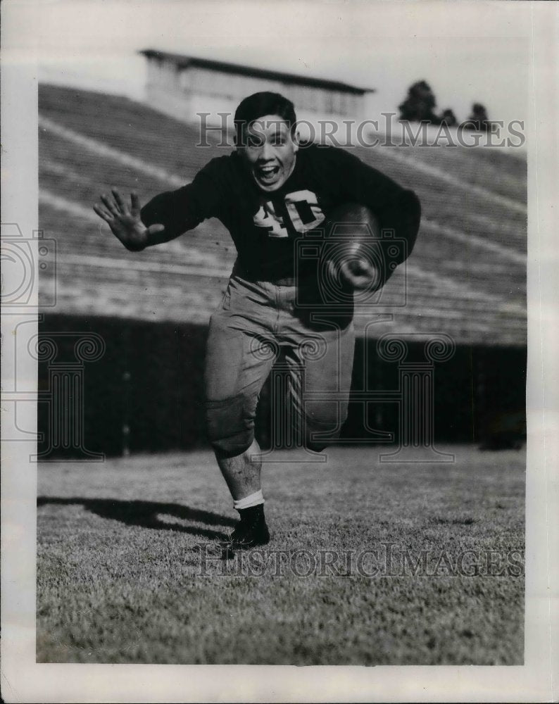 Press Photo Memphis Tenn U . Football player, Tom Young - nea08839 - Historic Images