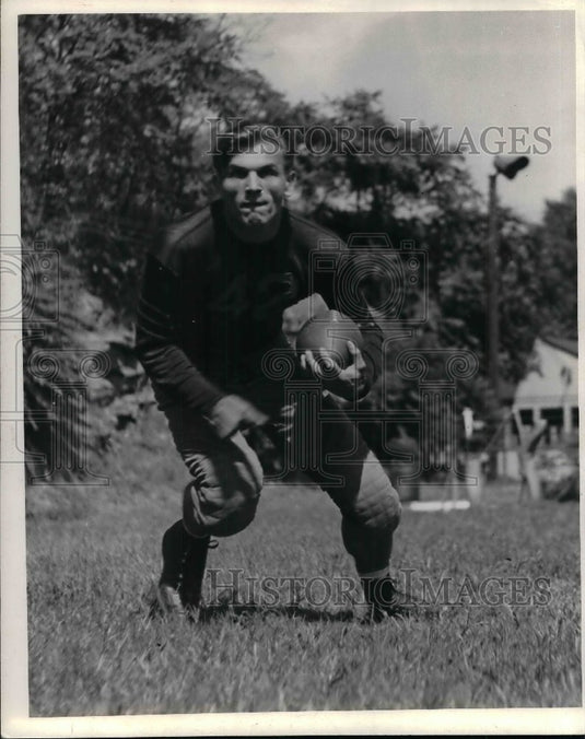 1939 Press Photo Carnegie Tech College football, George Maas - nea08846 - Historic Images