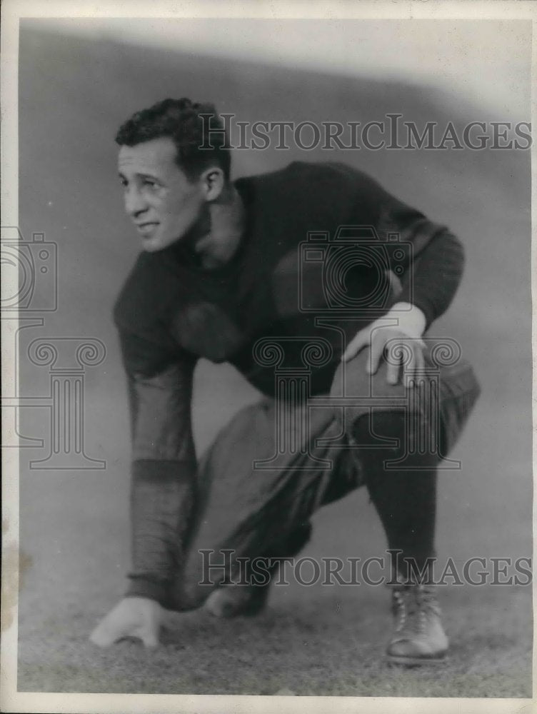 1928 Press Photo Onatoe Raysson halfback football player Chicago - nea08942 - Historic Images