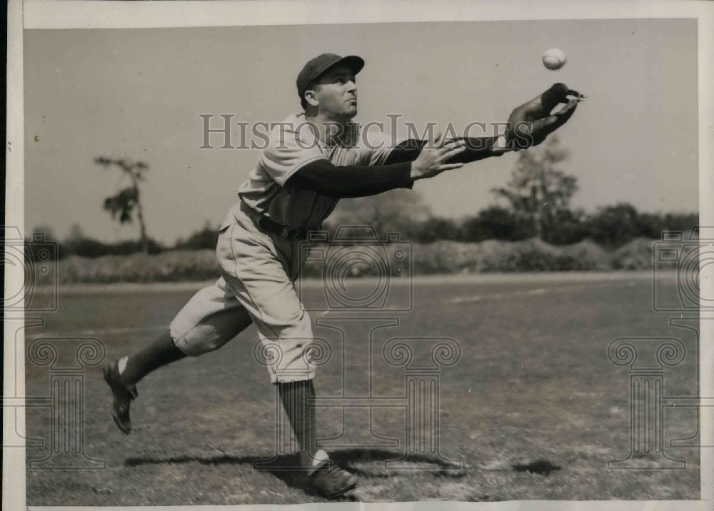 1940 Press Photo NY Giants rookie infielder Nicholas Litek - Historic Images