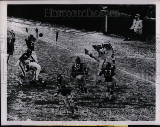 1962 Lim Cadile, Karry Morris and Dave Whitsell of the Bears - Historic Images