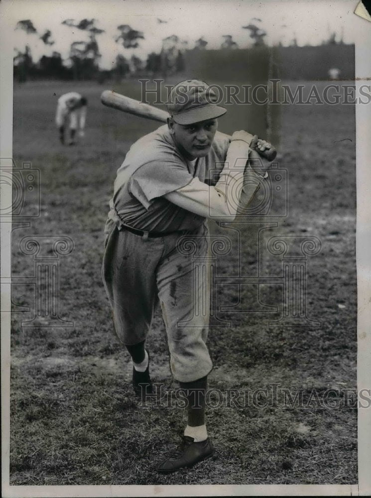 1935 Bob Johnson, Philadelphia Athletics Outfielder  - Historic Images