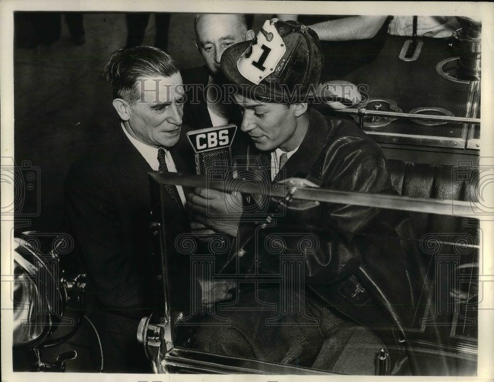 1934 Ted Husing CBS Special events announcer  - Historic Images