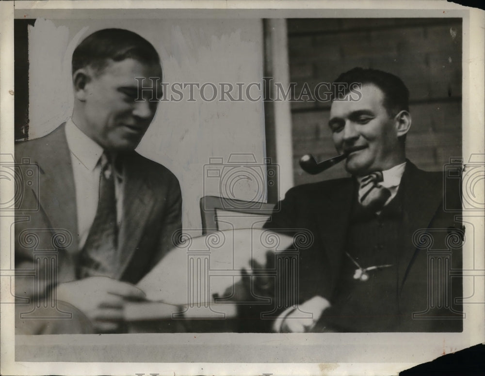 1931 Press Photo Baseballers Jack Irwin Joe Boley - nea10351-Historic Images