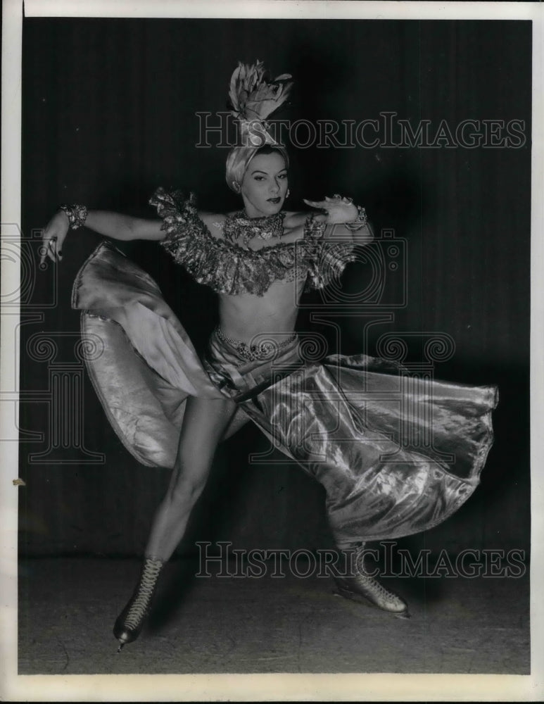 1942 Press Photo Mayita Montez Argentina Dancer - Historic Images