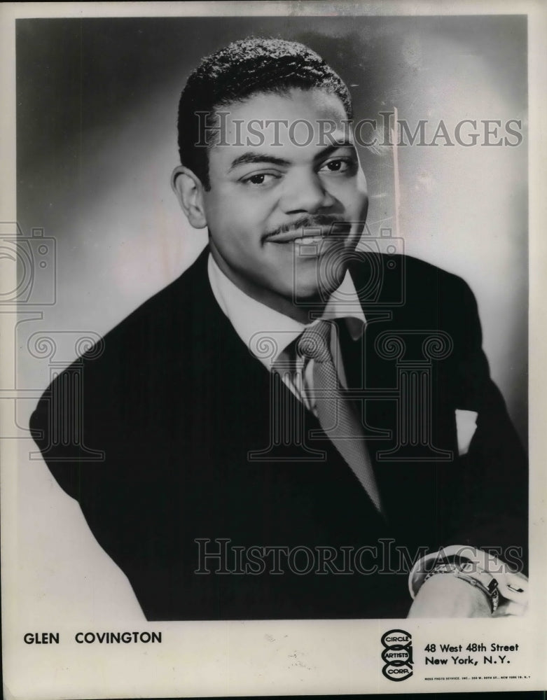 1963 Glen Covington, Singer - Historic Images
