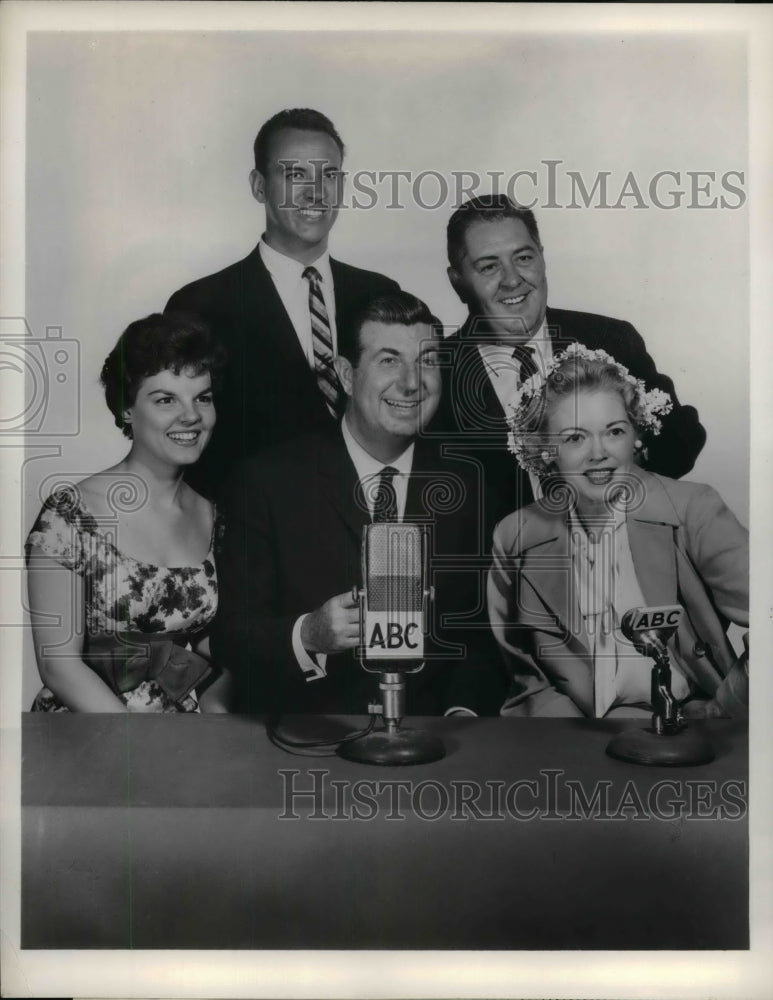 1959 Press Photo Don McNeills Breakfast Club Anita Bryant Fran Allison Dick Noel - Historic Images