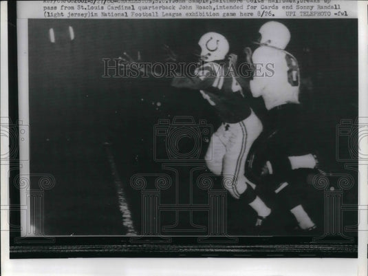 1960 Press Photo Sonny Randall of Cardinals - Historic Images