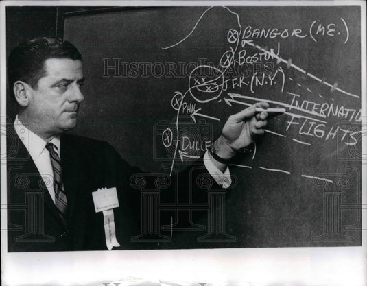 1968 Press Photo RB Ward Vice President National Business Aircraft Association - Historic Images