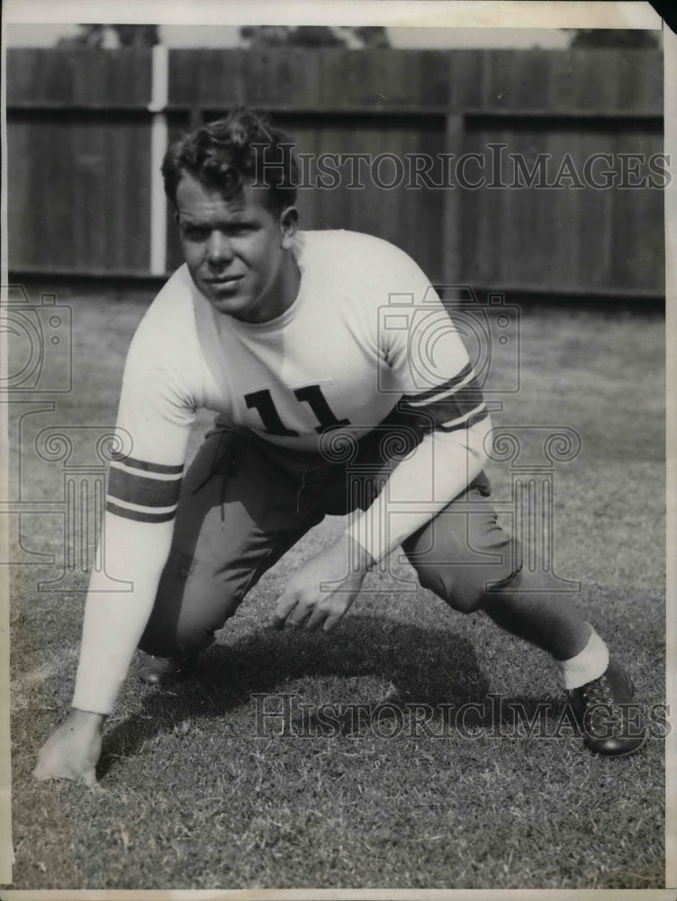 1932 George Grey, Tackle of Stanford University Football Team. - Historic Images