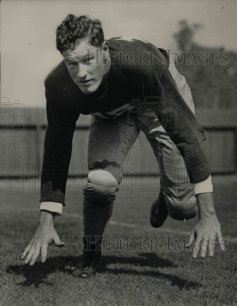 1935 Stanford football tackle, Bob Reynolds  - Historic Images