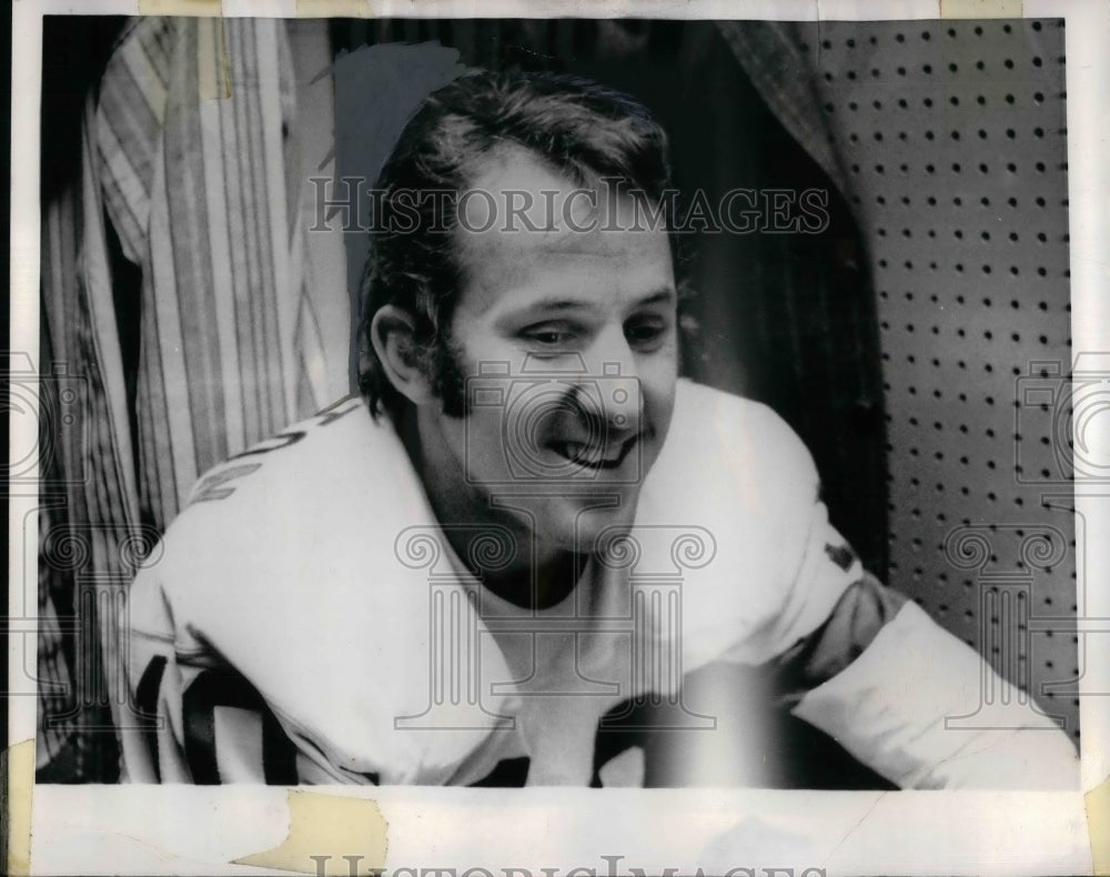 1970 Press Photo Fran Tarketon Quarterback for New York Giants - nea12548 - Historic Images