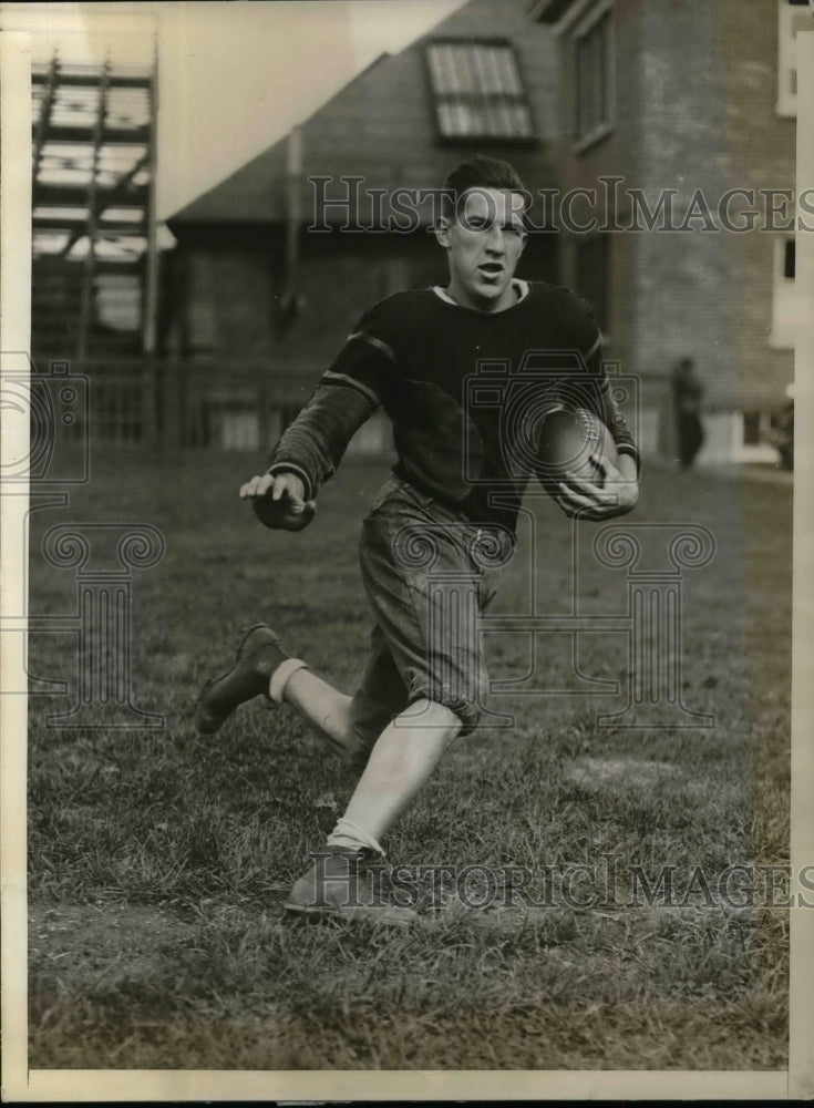 1930 Press Photo Princeton Univ. back, P.J. Carey - nea13091-Historic Images