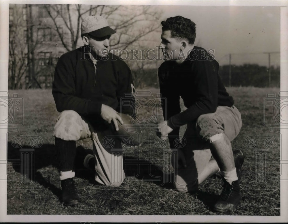 1939 Herb Kopf is the new head coach of Manhattan College with the - Historic Images