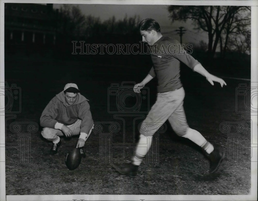 1935 Marvin Stevens (Coach, N.Y.U) Ed Smith (K)  - Historic Images