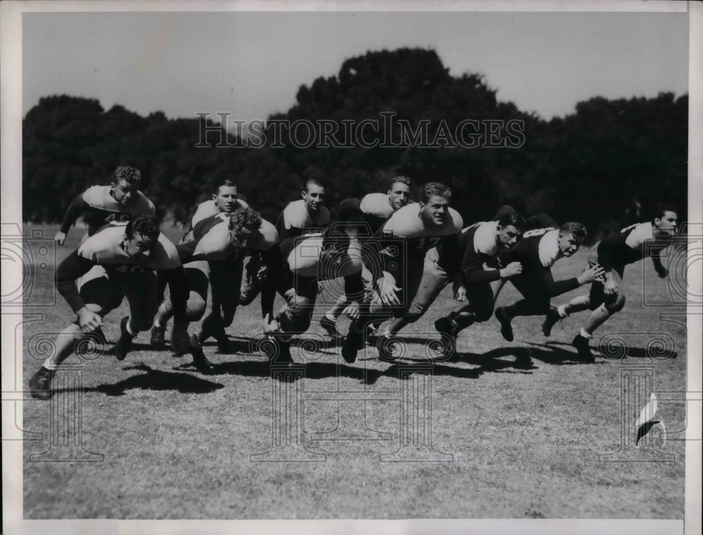 1936 Press Photo St marys College John Giannoni, Martin Kordick - nea13249 - Historic Images