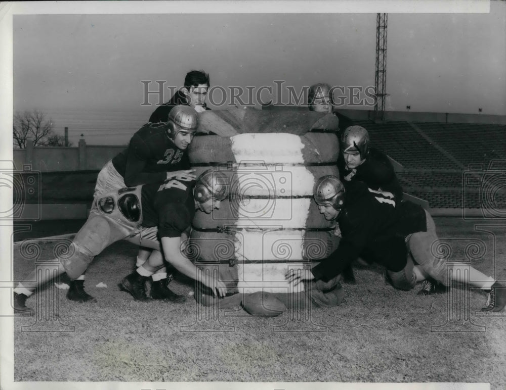 1940 Fordham Rams: Kuzman Santilli, Fitzgerald, Maryanski, Hudacek - Historic Images