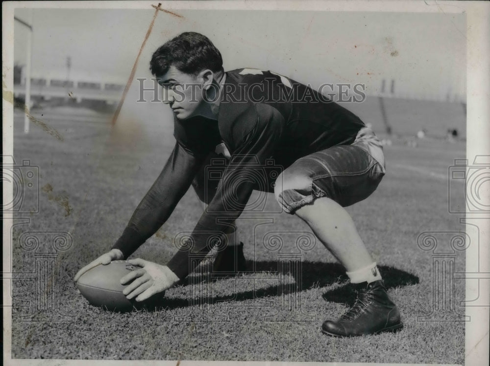 1937 Phil Dougherty, Center Fielder of Santa Clara California. - Historic Images