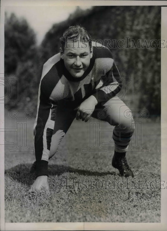 1935 Columbia University End Harry Ream Of Windber, PA  - Historic Images