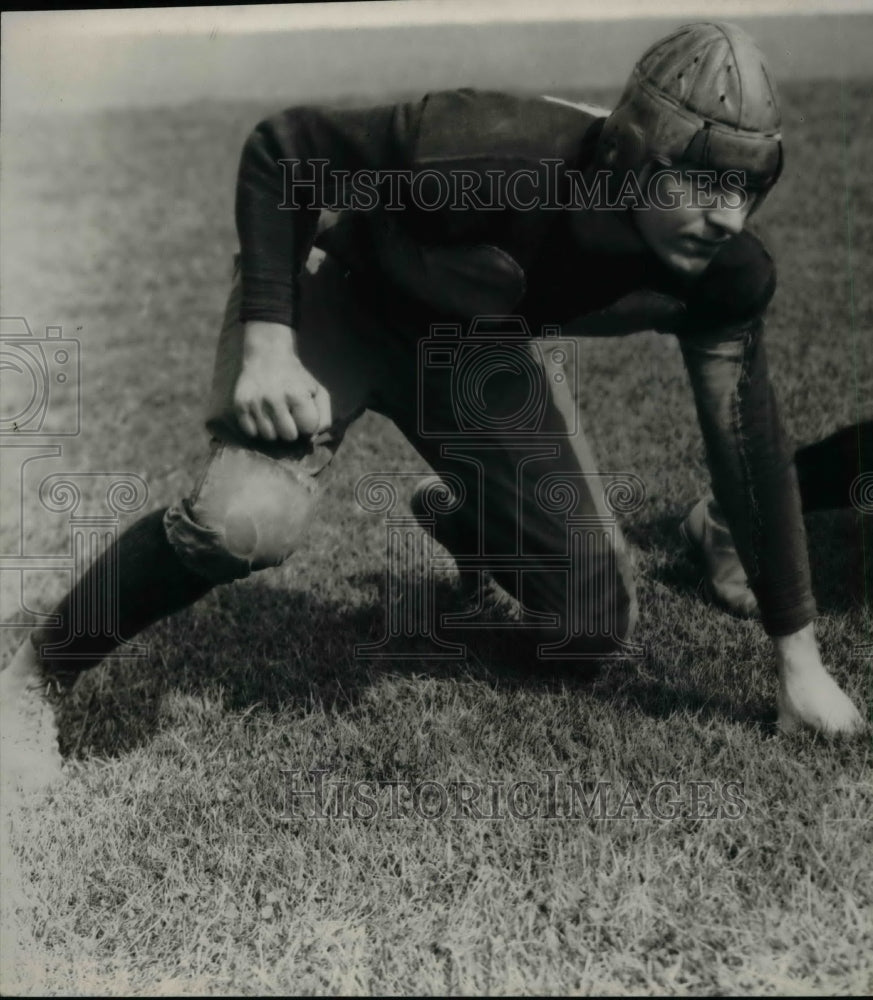 1930 Press Photo Sbields,regular tackle of Indiana University Football Team. - Historic Images