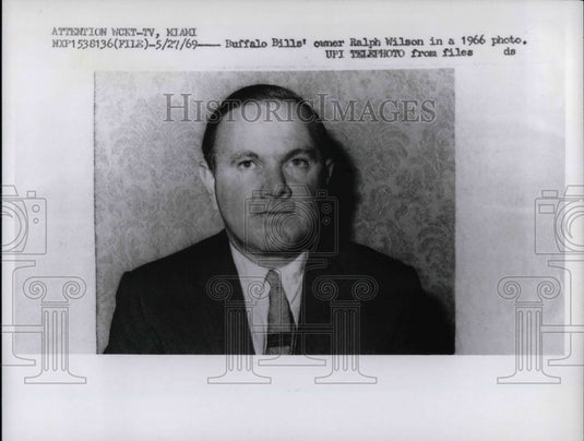 1969 Buffalo Bills owner Ralph Wilson - Historic Images