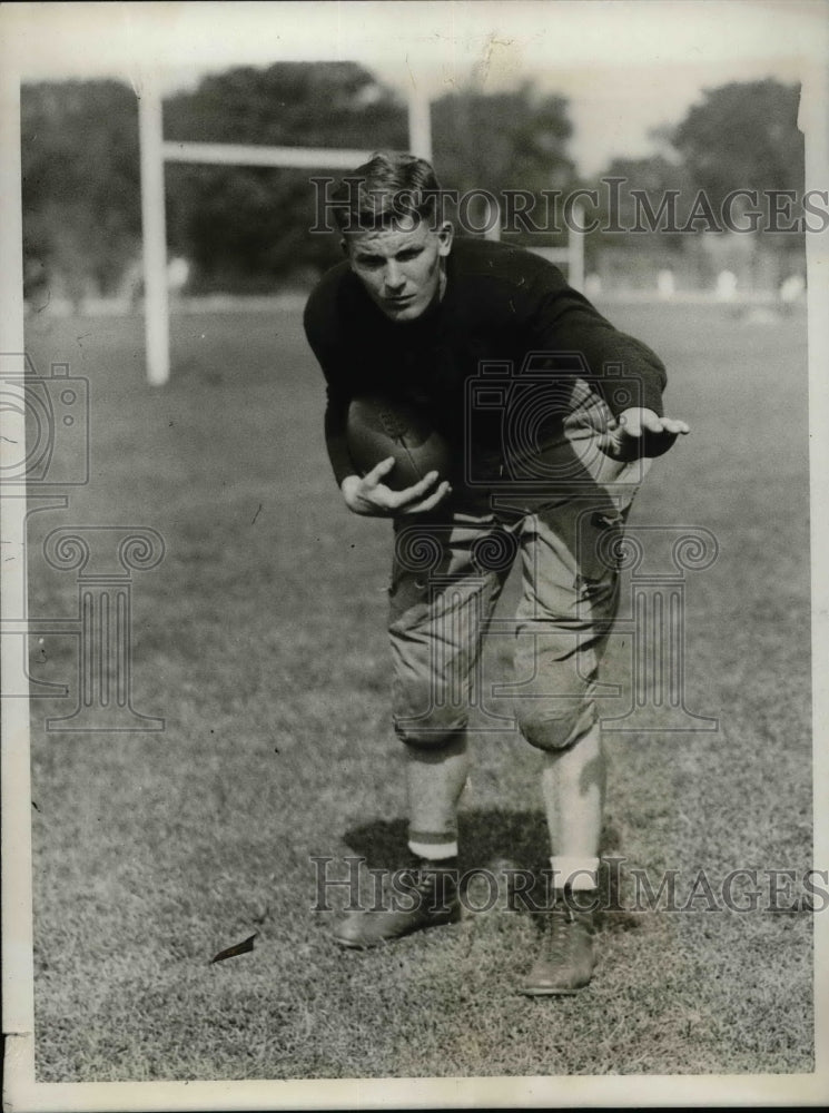 1930 Press Photo Winston S. Graham, Halfback, Army Football - Historic Images