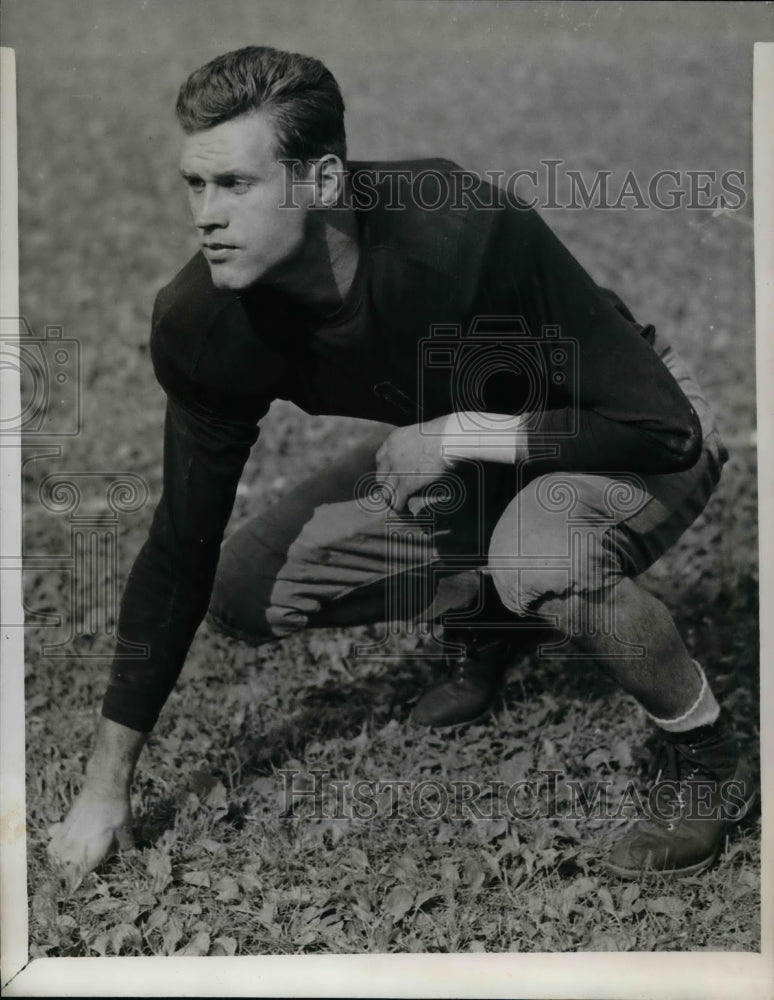 1938 Walt Rekstis Veteran third year end Syracuse Football - Historic Images