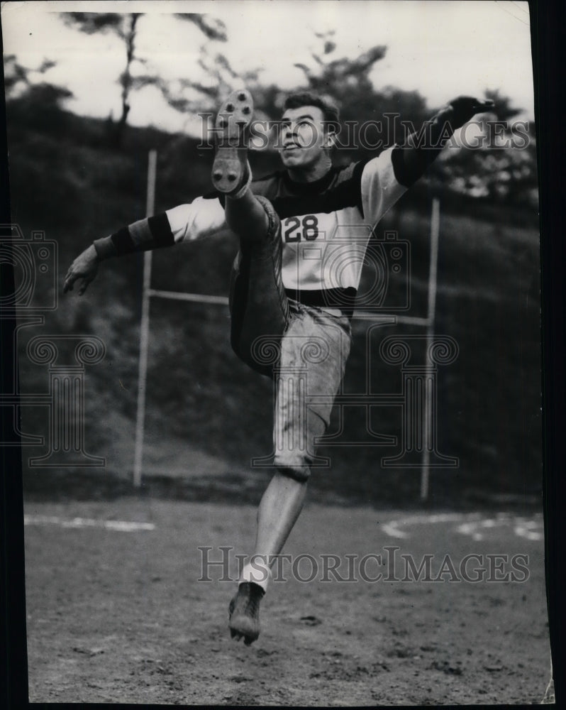 1936 College football player Dick Beltz - Historic Images