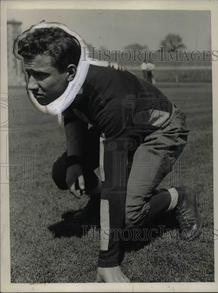 1931 Press Photo Albert Hall Halfback-Historic Images