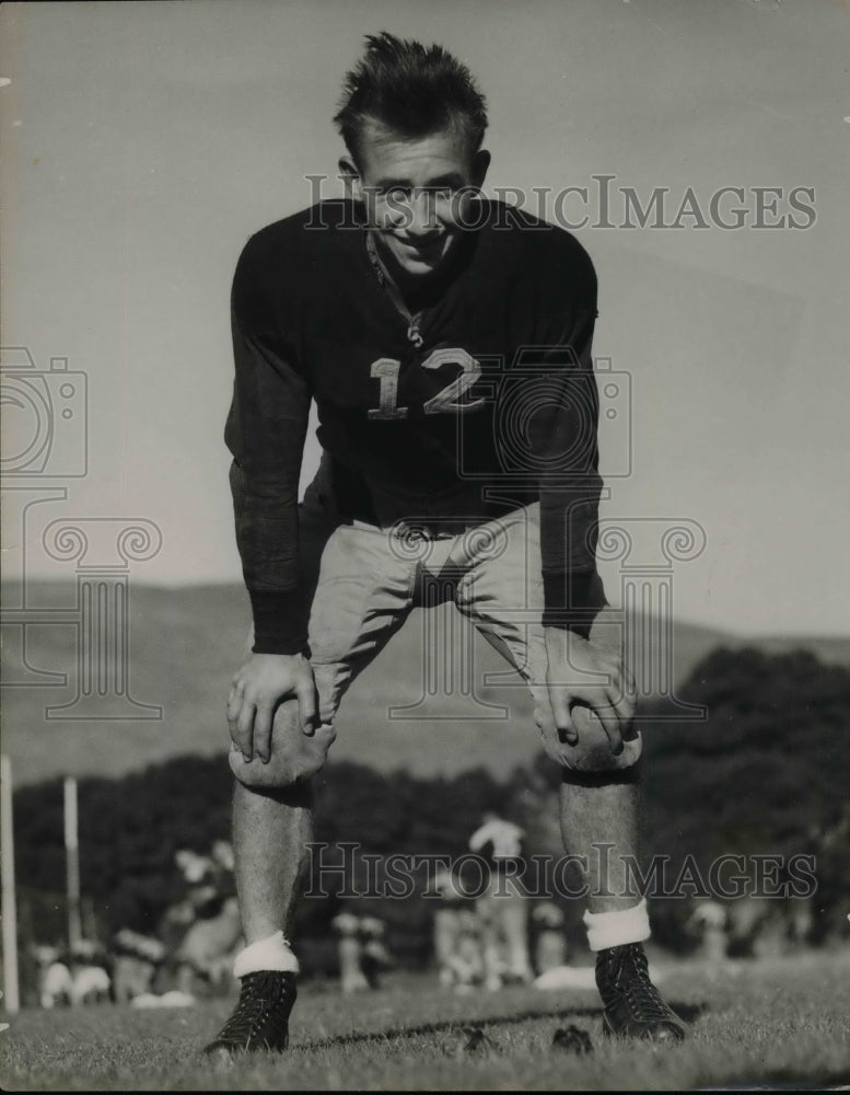 1936 Press Photo Ed &quot;Slicer&quot; Hallman San Leandro Senior at St. Mary&#39;s - Historic Images