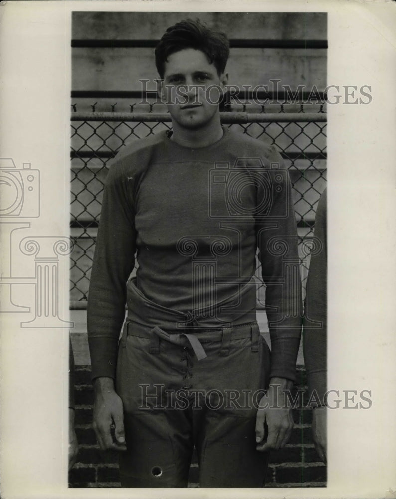 1937 Univ. of Dayton Ohio, halfback Charles Baking  - Historic Images