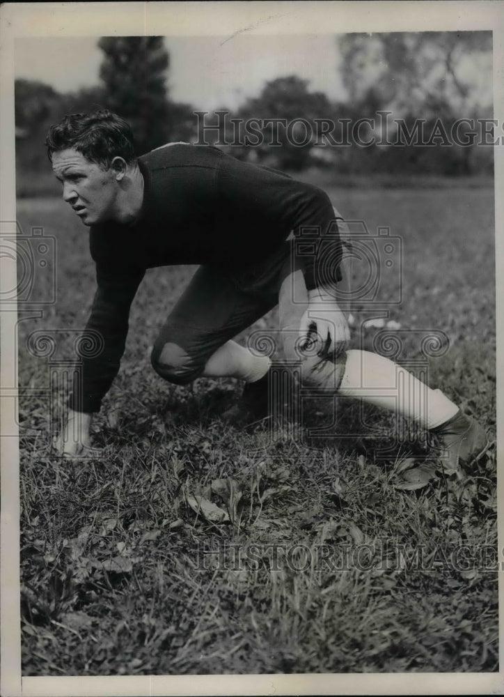 1933 Joe McArdle, of Fordham University Football Squad. - Historic Images